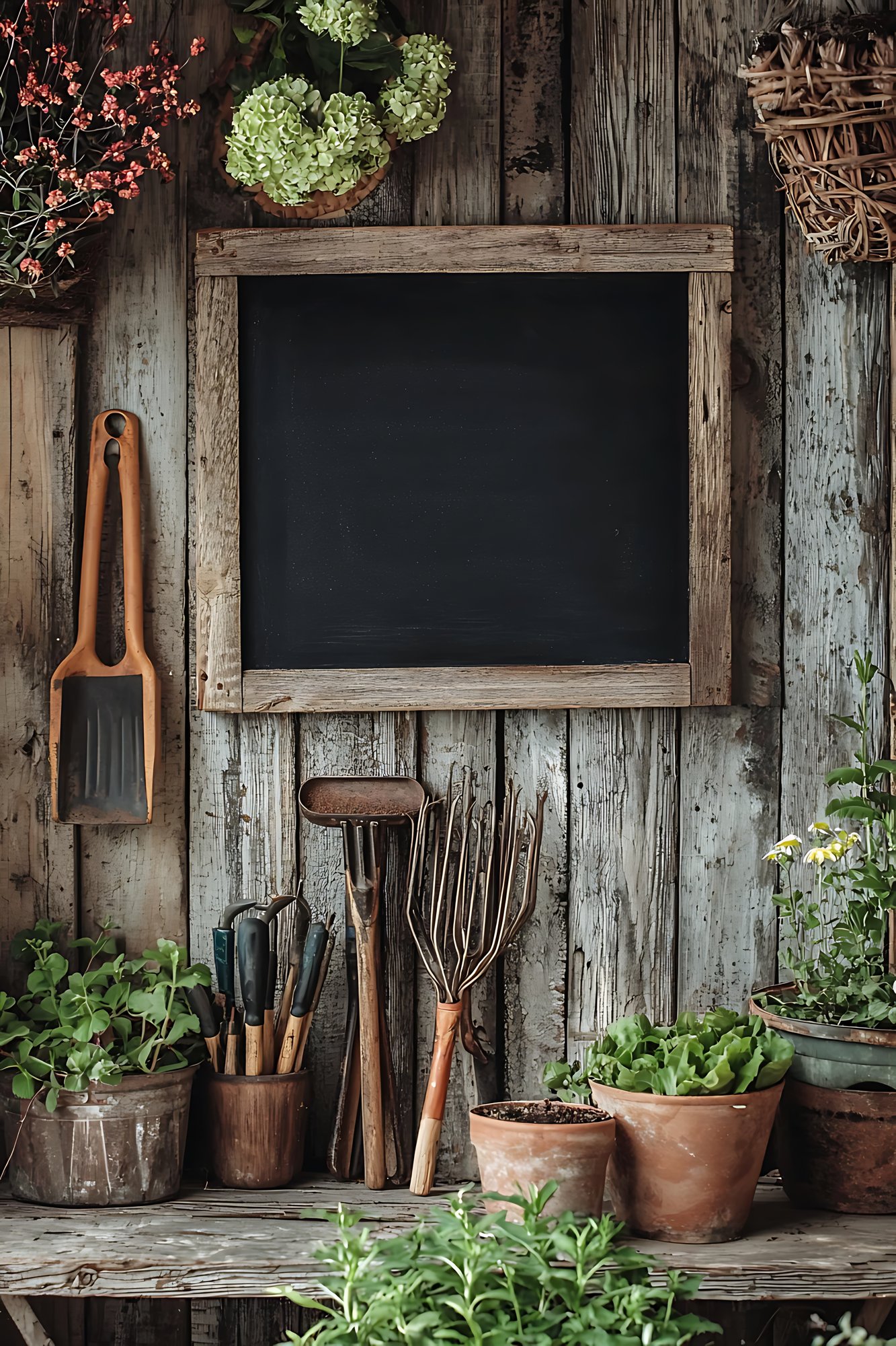 Entrada del taller de cocina con letrero